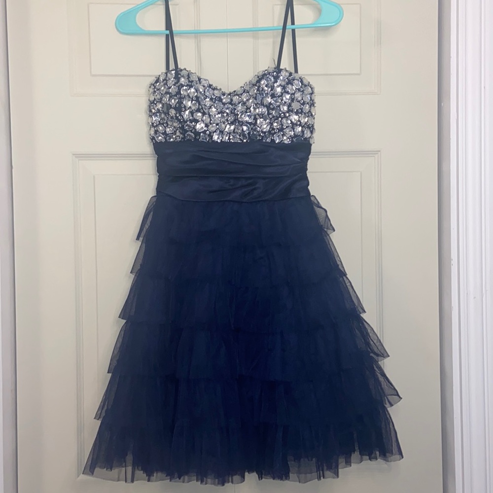 Deb 3/4 Prom or homecoming dress in royal blue
